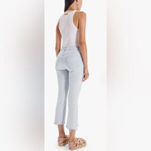Mother Denim The Insider Crop Step Fray